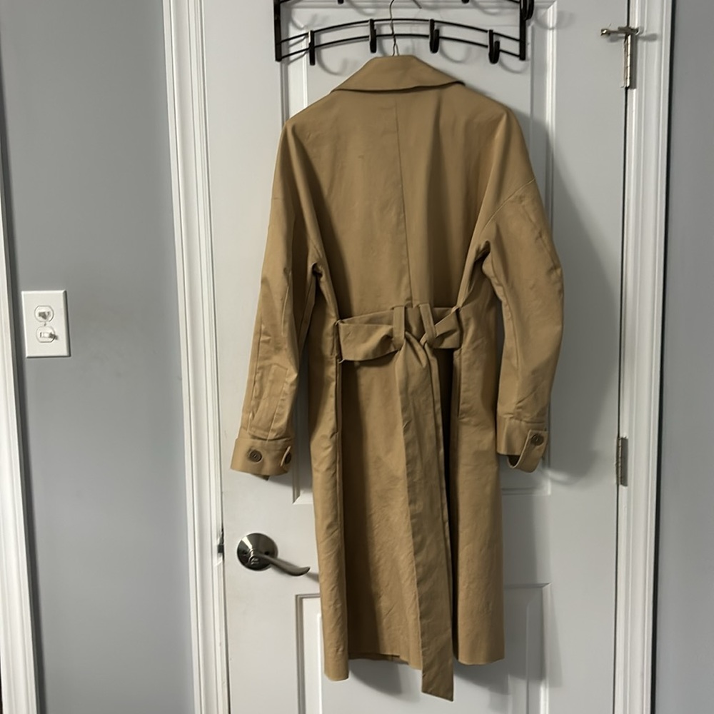 Skye Coraline Trench Coat in beige, size small - Picture 5 of 16